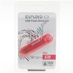 USB Flash 64GB Exployd (570) красный
