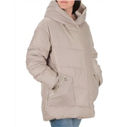 22359 BEIGE Куртка зимняя женская (200 гр. холлофайбера)