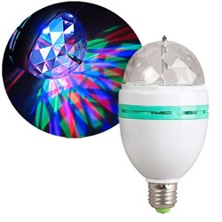 Вращающаяся LED светодиодная диско лампа