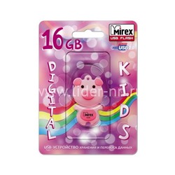 USB Flash 16GB Mirex PIG PINK