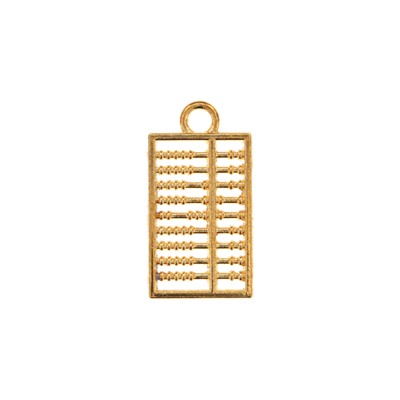 KSK002-02 Кошельковый сувенир Счёты, цвет золотой