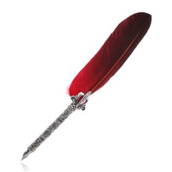 PR001-01 Подарочная перьевая ручка с пером, цвет красный