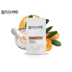 Пробник Восстанавливающий шампунь с кератином Floland Premium Silk Keratin Shampoo, 6 ml