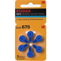 Бат д/слух Kodak ZA675 6xBL (60/360)