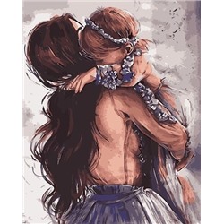Картина по номерам 40х50 «Объятия мамы»