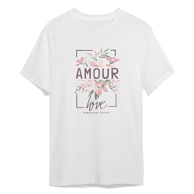 FTW0900-L Футболка Цветы Amour Love, размер L