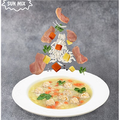 Суп с фрикадельками , 340 гр