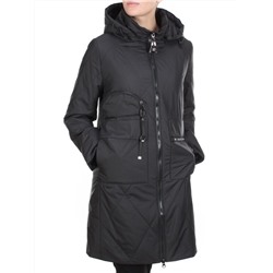 M-5022 BLACK Куртка демисезонная женская CORUSKY (100 гр. синтепон)