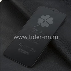 Противоударное стекло на экран для iPhoneX/XS/11 Pro 3D OG/DSAILA (без упаковки) черное