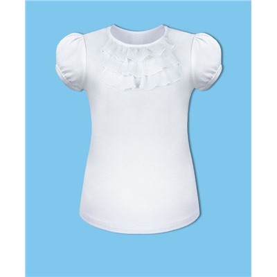 Школьная футболка (блузка) для девочки 7872-ДШ18