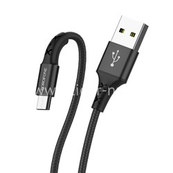 USB кабель micro USB 1.0м BOROFONE BX20 (черный) 2.0A