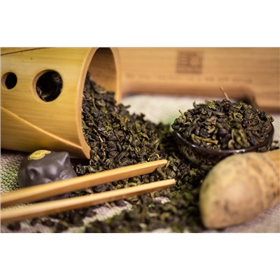 Зеленый со сливками  Китайский зеленый чай порох с ароматом сливок.