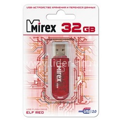 USB Flash 32GB Mirex ELF RED