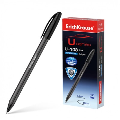 Ручка U-108 Original 1.0, черный (12 шт)