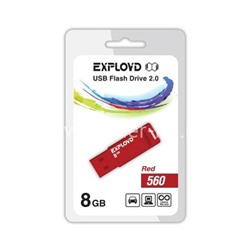 USB Flash 8GB Exployd (560) красный