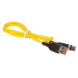 USB кабель для USB Type-C 1.0м МАГНИТНЫЙ (желтый) в коробке