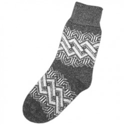Мужские шерстяные носки с орнаментом - 504.27