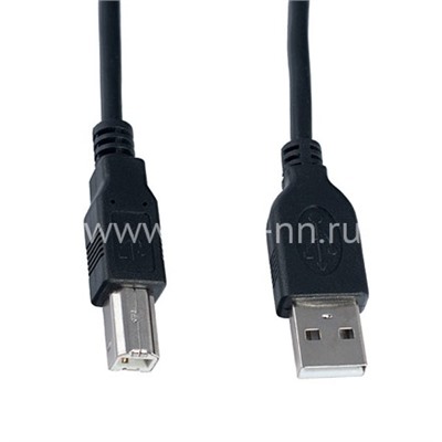 Кабель Perfeo USB 2.0 A-->B 5 м черный