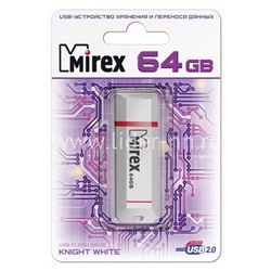 USB Flash 64GB Mirex KNIGHTE WHITE