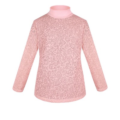 Розовая водолазка (блузка) для девочки 8399-ДОШ19