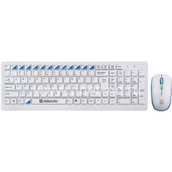 Комплект клавиатура+мышь DEFENDER беспроводной мультимедийный Skyline 895
