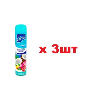 Chirton Освежитель воздуха Тропический остров 300мл 3шт