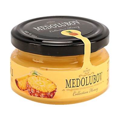 Мёд-суфле Медолюбов с ананасом 100мл