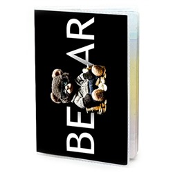 MOB143 Обложка для паспорта ПВХ Bear богач