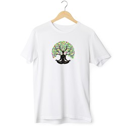 FTCW0340-L Футболка ХБ Медитация дерево жизни, размер L