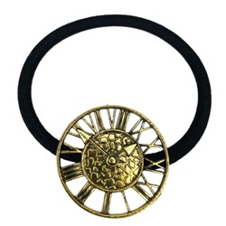 Резинка с металлическим декором «Часы»