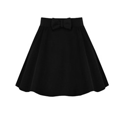 Черная школьная юбка для девочки 79063-ДШ20