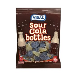 Конфеты жевательные Vidal Sour Cola в бутылках 100 гр