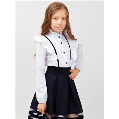 Блузка для девочки с бархатной лентой SP0622