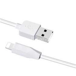 USB кабель Lightning 1.0м HOCO X1 (белый) 2.4A