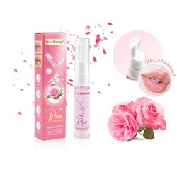 Глянцевый блеск-сыворотка для губ с Розой Kiss Beauty Rose, 10 ml