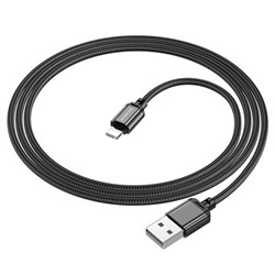 USB кабель Lightning 1.0м BOROFONE BX87 (черный) 2.4A
