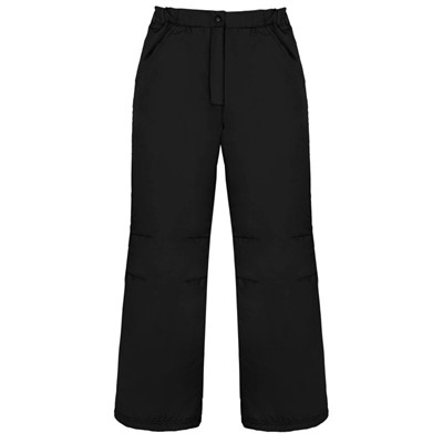 Теплые штаны для девочки черный,рост 128-158 75854-ДЗ17