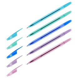 Ручка масляная 0,7мм, синяя "555" (Стамм)