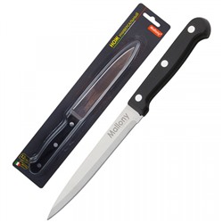 Нож кухонный бакелит ручка 12см универсальный сталь 3CR13 Mallony (24)