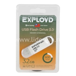 USB Flash 32GB Exployd (600) белый 3.0