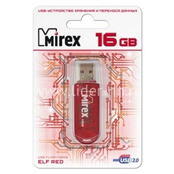 USB Flash 16GB Mirex ELF RED