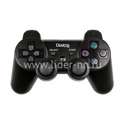 Беспроводной геймпад DIALOG Gan-Kata GP-A16RF PS3, 12 кнопок, вибрация
