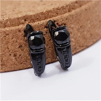 Серьги коллекция Xuping   Black покрытие позолота