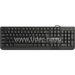 Клавиатура DEFENDER проводная ММ OfficeMate HM-710 (черная)