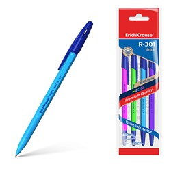 Н-р из 4 ручек Stick Neon 0.7, синий