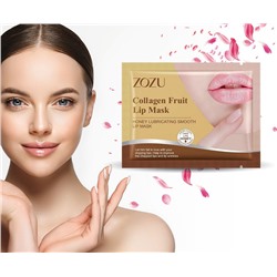 Маска патчи для губ для Увлажнения Zozu Collagen Fruit Lip Mask, 8 г