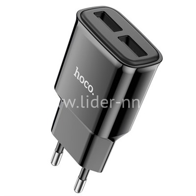 СЗУ 2 USB выхода (2400mAh/5V) HOCO C88A (черный)