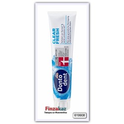 Зубная паста Dontodent Clear Fresh, для отбеливания зубов с освежающим действием, 125 мл