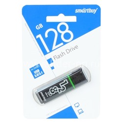 USB Flash 128GB SmartBuy Glossy темно-серый 3.0