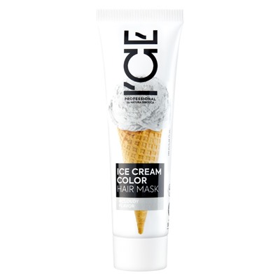 NS ICE Professional "ICE CREAM COLOR" Тонирующая маска для волос Cloudy (100мл).6  Акция -40%
